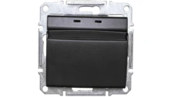 SEDNA Łącznik hotelowy 10A 250V IP20 grafitowy SDN1900170