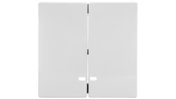 Merten System M Klawisz podwójny z podświetleniem biały MTN3420-0325