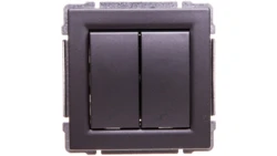 KOS66 Łącznik schodowy podwójny grafit 666019