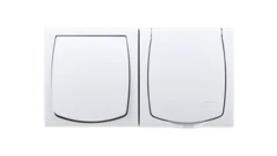 MADERA Łącznik hermetyczny pojedynczy + gniazdo hermetyczne pojedyncze z/u z klapką biały ZH-NŁ1G/00/w