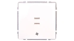 KOS66 Łącznik krzyżowy podświetlany biały 620417