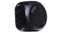 Puszka n/t 130x130x77mm 5P 6 mm2 IP66/67 czarna KF 0606 B 62000056