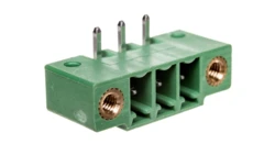 Gniazdo pinowe do płytek drukowanych 3P 160V 8A raster 3,8mm zielone MC 1,5/ 3-GF-3,81 1827871 /250szt./