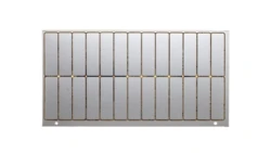 Tabliczka opisowa do wygrawerowania srebrna nieopisana 45x14mm GPE 45X14 SR/R 0807009