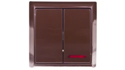 BIS Łącznik świecznikowy z podświetleniem brązowy ŁN-2BS/24