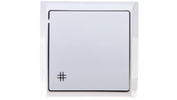 BIS Łącznik krzyżowy biały ŁN-4B/00