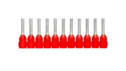 Końcówka tulejkowa 1mm2 czerwona izolowana AI 1,0-8 RD-S 1212523 /1000szt./
