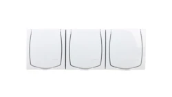 MADERA Gniazdo hermetyczne potrójne z/u Schuko IP44 klapka biała GNH-3NS/00/w