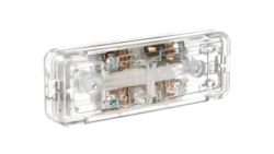 Wyłącznik suwakowy przelotowy lub końcowy 2-torowy 2,5A/250V bezbarwny WS-2P/BEZB