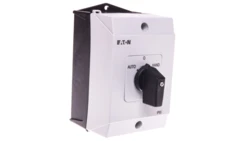 Łącznik krzywkowy HAND-0-AUTO-START (z samopowrotem) 20A 2P w obudowie T0-2-15907/I1 207095