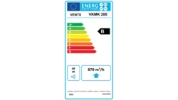 Wentylator dachowy fi 200 230V 154W 950m3/h 48dB VKMK200
