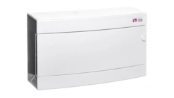 Rozdzielnica modułowa 1x18 natynkowa drzwi białe / IP 40 400V AC / ECT18PO-s 001101071