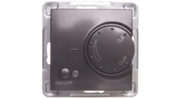 IMPRESJA Regulator temperatury /czujnik podłogowy/ antracyt RTP-1Y/m/50