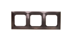 IMPRESJA Ramka potrójna do łączników IP44 antracyt RH-3Y/50