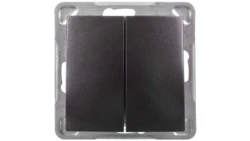 IMPRESJA Łącznik schodowy + pojedynczy antracyt ŁP-9Y/m/50