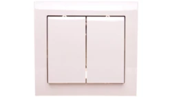 KIER Łącznik schodowy + pojedynczy beżowy ŁP-9W/01