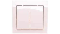 KIER Łącznik schodowy podwójny beżowy ŁP-10W/01