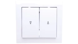 KIER Łącznik żaluzjowy biały ŁP-7W/00