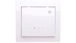 KIER Przycisk /światło/ z podświetleniem biały ŁP-5WS/00