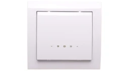 KIER Łącznik kontrolny z podświetleniem biały ŁP-12WS/00