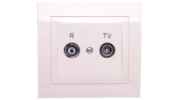 KIER Gniazdo antenowe RTV zakończeniowe 10dB beżowe GPA-10WPZ/01