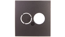 Berker B1/B5/B7 GLAS Plakietka do gniazda głośnikowego z płytką nośną do przyłaczy miniaturowych antracytowa 11961606