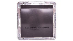 IMPRESJA Łącznik hotelowy z podświetleniem antracyt ŁP-15YS/m/50