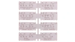 Tabliczka opisowa dla przekaźnika 2P 3RP1901-0B