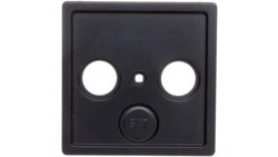 Plakietka centralna gniazda antenowego 2/3 wyjścia antracyt 12036086