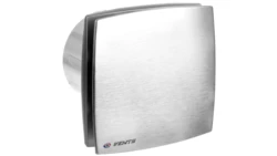 Wentylator łazienkowy fi 125 230V 16W 167m3/h 34dB standard szczotkowane aluminium 125LDAMET