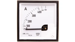 Amperomierz analogowy tablicowy 800/400A do przekładnika 400/5A 72x72mm IP50 C3 K=90 st. EA17N F42100000000