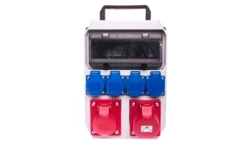 Rozdzielnica stacjonarna HEL 1x32A/4P+1x16A/4P+4x16AGS230V 9012605W