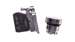 Przycisk sterowniczy 22mm bialy 1Z z samopowrotem XB4BA11