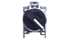 Przełącznik 2 położeniowy pokrętło 22mm czarny 1Z z samopowrotem XB4BD41