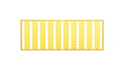 Ramka z oznacznikami bez nadruku żółta 209-501/000-002 /5szt./