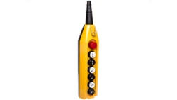 Kaseta sterownicza, 7 przycisków, w tym przycisk awaryjnego stopu 30 mm, dwie prędkości, T0-PV7E30B444