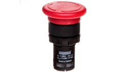 Przycisk dłoniowy bezpieczeństwa monoblok, 1NC, grzybek 40 mm, czerwony T0-MB200E