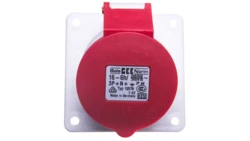 Gniazdo tablicowe 16A 5P 400V 6h IP44 skośne 12078