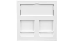 Adapter M45 dla 2xRJ45 biały DTG-2RM RW1 6119292