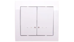 KIER Łącznik świecznikowy z podświetleniem biały ŁP-2WS/00