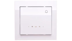 KIER Przycisk /dzwonek/ z podświetleniem biały ŁP-6WS/00