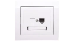 KIER Gniazdo telefoniczne pojedyncze RJ11 białe GPT-1W/00