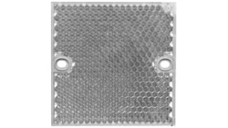 Odbłyśnik kwadratowy 80x80mm PMMA/ABS PL80A 1003865