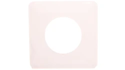 Sentia Osłona ściany pojedyncza srebrna tworzywo pozioma 2100-06