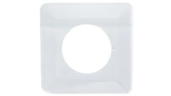 Sentia Osłona ściany pojedyncza biała tworzywo pozioma 2100-00