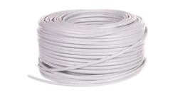 Przewód płaski H03VVH2-F (OMYp) 2x0,5 biały /100m/