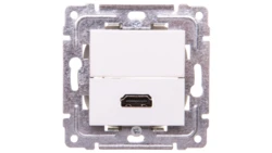 DANTE Gniazdo multimedialne HDMI białe 450450