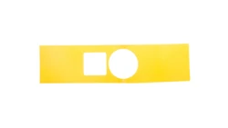 Etykieta żółta do kaset samoprzylepna 150x38mm z wycieciem 22x22mm bez opisu SIRIUS ACT 3SU1900-0BF31-0AA0