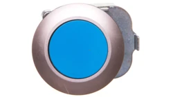 Napęd przycisku 30mm niebieski bez samopowrotu metalowy matowy IP69k Sirius ACT 3SU1060-0JA50-0AA0