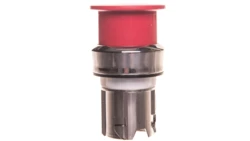 Napęd przycisku grzybkowego 22mm czerwony 30mm z samopowrotem metalowy IP69k SIRIUS ACT 3SU1050-1AD20-0AA0